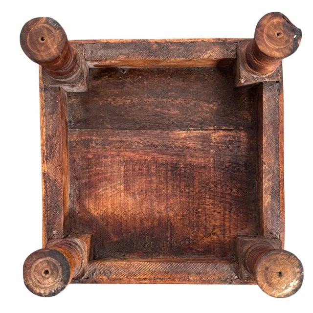 Mid-Century Anglo-Indian Teak & Repoussé Brass Nesting Table Set For Sale - Image 9 of 18