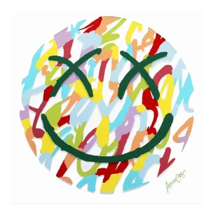 "Happy #6" Original Artwork by Armen Ges