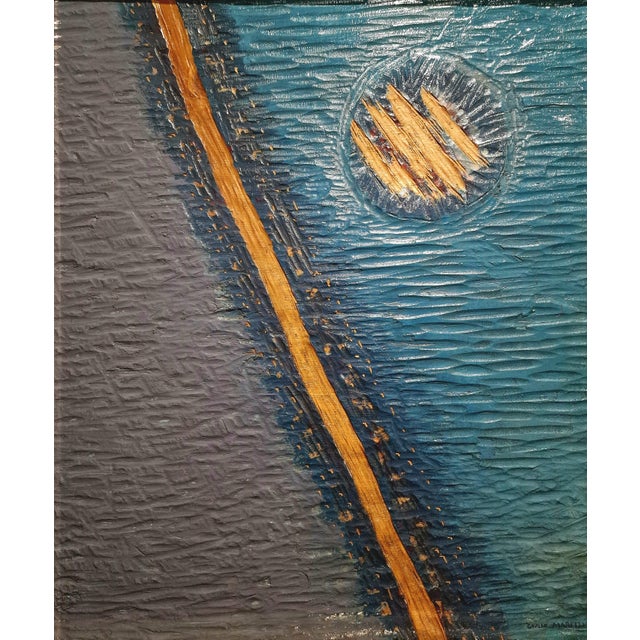 Giulio Marelli, Giulio Marelli, Composition 1968, Painting on Carved Wood, 1968, Wood For Sale - Image 14 of 14