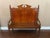 Antique English Faux Bamboo Pine Hall Bench Victorian High Back Settle c1890. Direct from England, a striking antique faux...