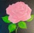 Impressionist Original Acrylic Painting of a Single Pink Rose on 8x19 Stretched Canvas Signed C.Gilliam For Sale - Image 3 of 6