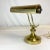 Art Deco 1970s Mid-Century Art Deco Articulating Brass Bankers/Piano Desk Lamp For Sale - Image 3 of 8