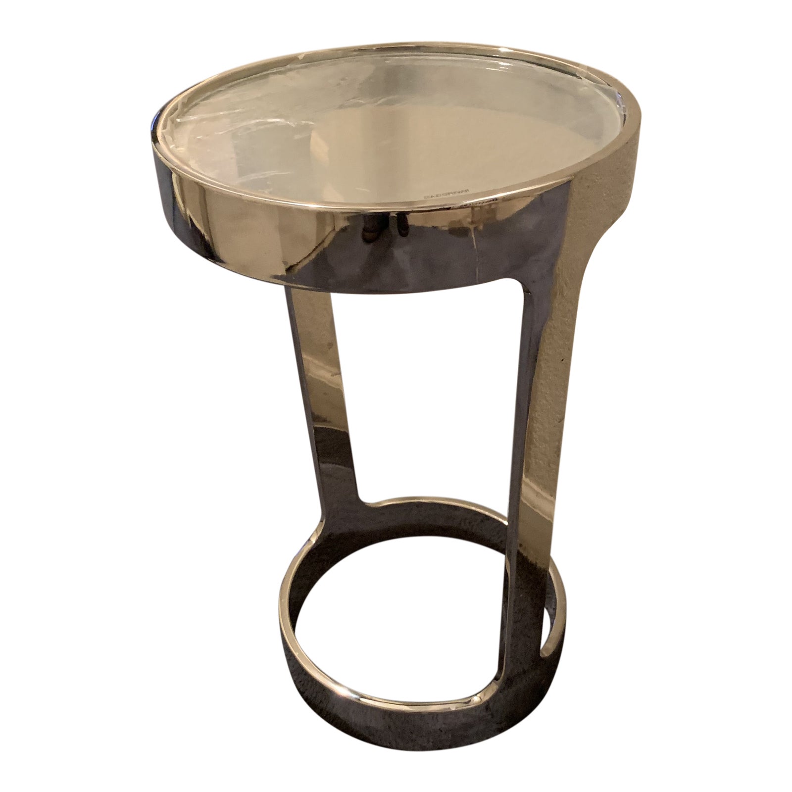 Restoration Hardware Lowe Round Side Table Chairish