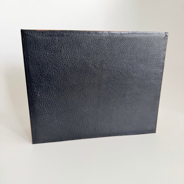 Mid-Century Modern Black Stingray Shagreen & Wood Decorative Box For Sale - Image 11 of 12