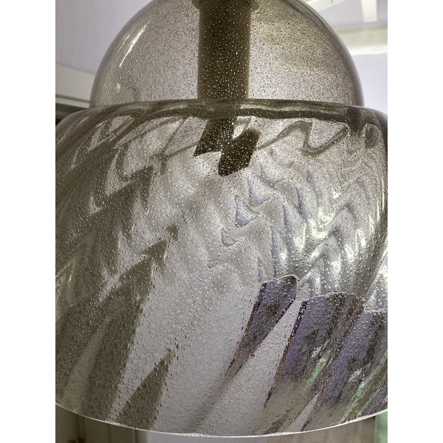 Murano Glass Chandelier in Amber Color from Mazzega, 1970s For Sale - Image 4 of 17