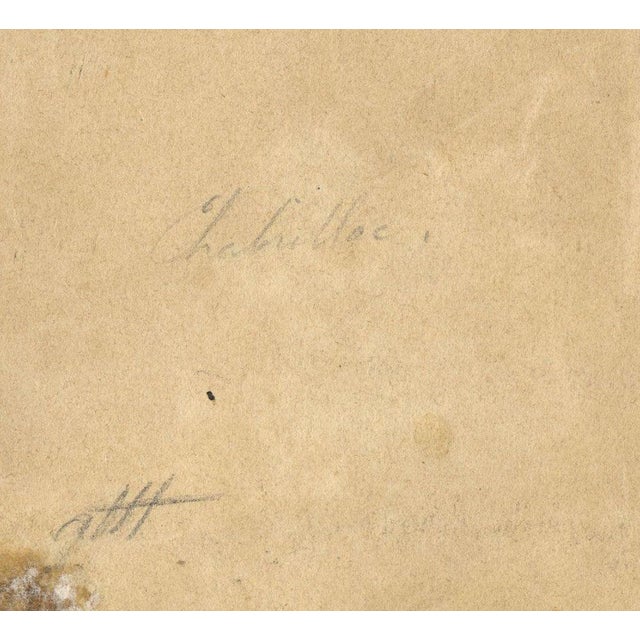 Possibly Charles Raymond Chabrillac, French Peasants, Early 19th Century, Watercolour For Sale - Image 5 of 8