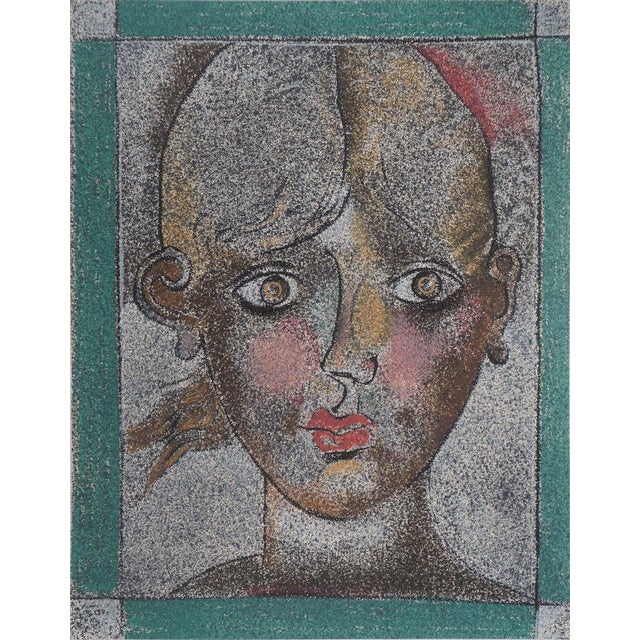 Franco Gentilini, Portrait de femme, 1978, Original Lithograph For Sale - Image 6 of 6