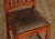 1990s 1990s Stickley Mission Collection Pair of Cherry and Leather Slat Back Stools For Sale - Image 5 of 12