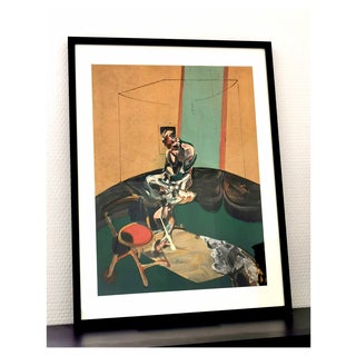 Francis Bacon, Portrait of George Dyer Staring at Blind Cord, 1966, Original Lithograph, Framed For Sale