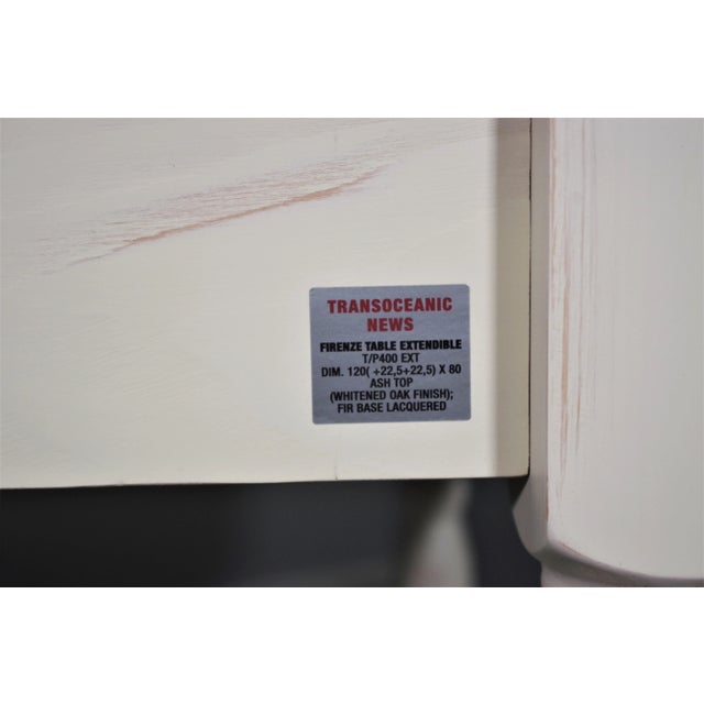 Table with Brushed Spruce Extensions For Sale - Image 13 of 18