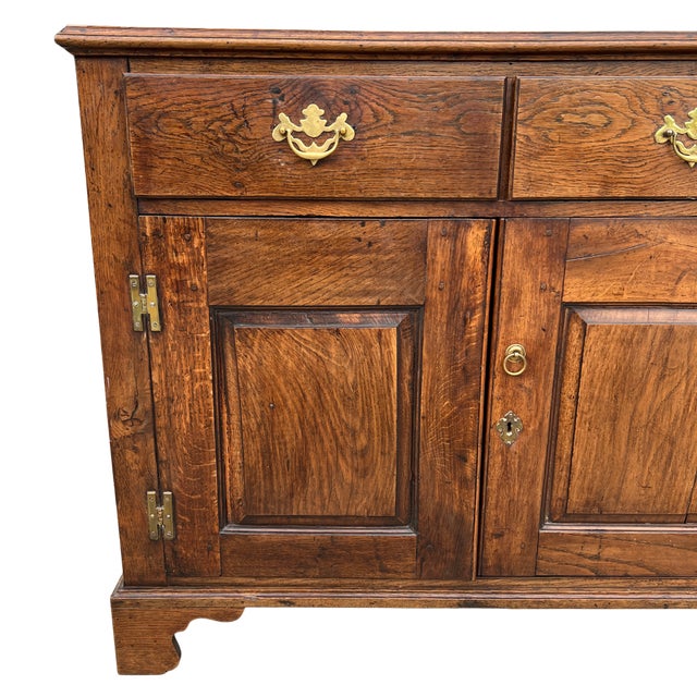 Late 19th Century English Oak Cupboard For Sale - Image 4 of 11