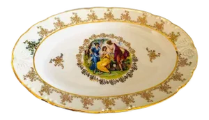 Vintage Atelier Czech Republic Karlsbad Serving Platter