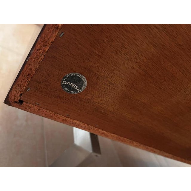Brown Mid-Century Modern Danish Rosewood Sideboard, 1960s For Sale - Image 8 of 9