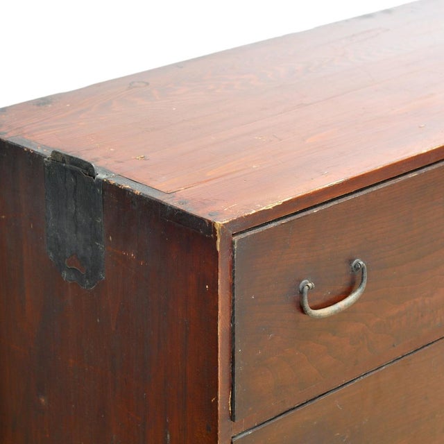 Antique Japanese Tansu Chest of Drawers, 1890 For Sale - Image 6 of 12