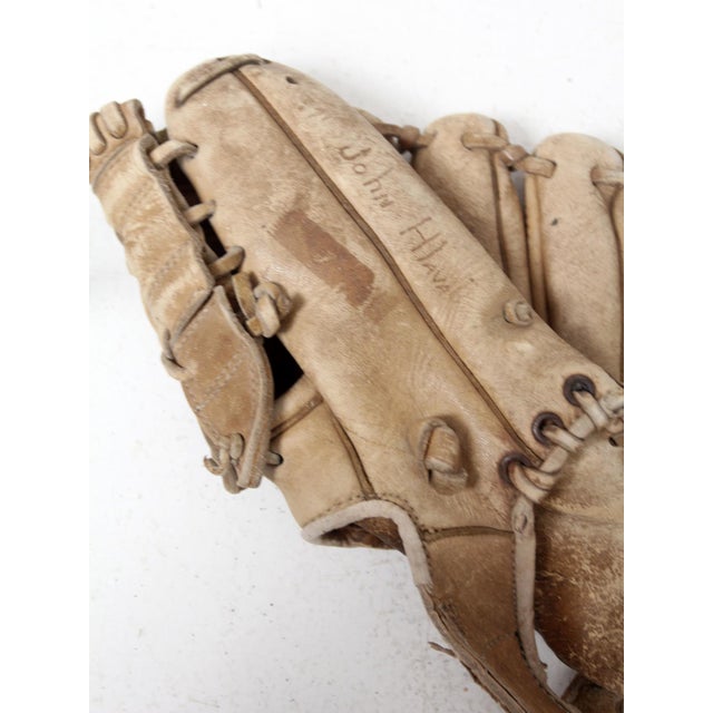 Brown Vintage Baseball Display Set For Sale - Image 8 of 17