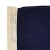 This vintage signal flag is made from a soft synthetic cloth in navy blue and bright white, with a similar look and feel...