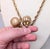 1960s Vintage 1960s Signed Napier Goldtone "Peach" Moonglow Drops Necklace For Sale - Image 5 of 11