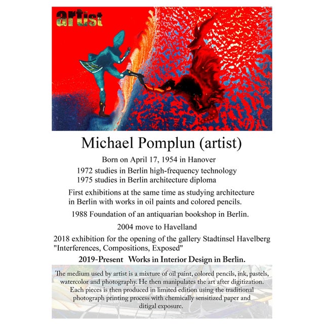 Michael Pomplun Abstract Original Limited Edition Photograph Print, Framed For Sale - Image 11 of 11