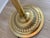 Metal 1970s Hollywood Regency/Art Deco Brass With Pink Glass Floor Lamp/Torche For Sale - Image 7 of 12