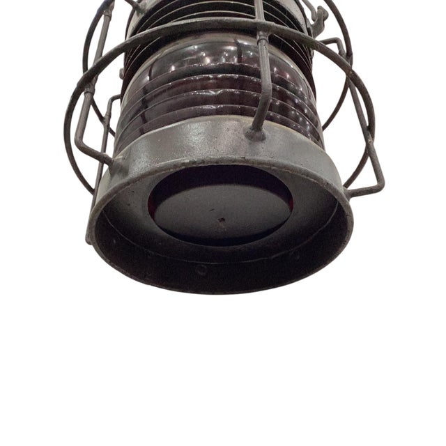 Pair of 19th Nautical Ships Lantern For Sale In Raleigh - Image 6 of 12