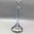 Art Nouveau 1930's Crystal Candles Holders With Silver Bands - A Pair For Sale - Image 3 of 13