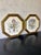 A charming pair of vintage Italian botanical prints presented in distinctive octagonal gilt frames. Featuring finely...