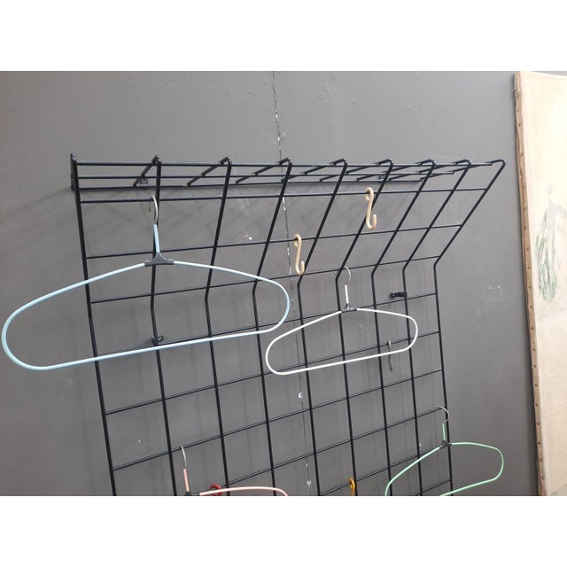 Metal Mid-Century Modern Wall Coat Rack by Karl Fichtel, 1950s For Sale - Image 7 of 9