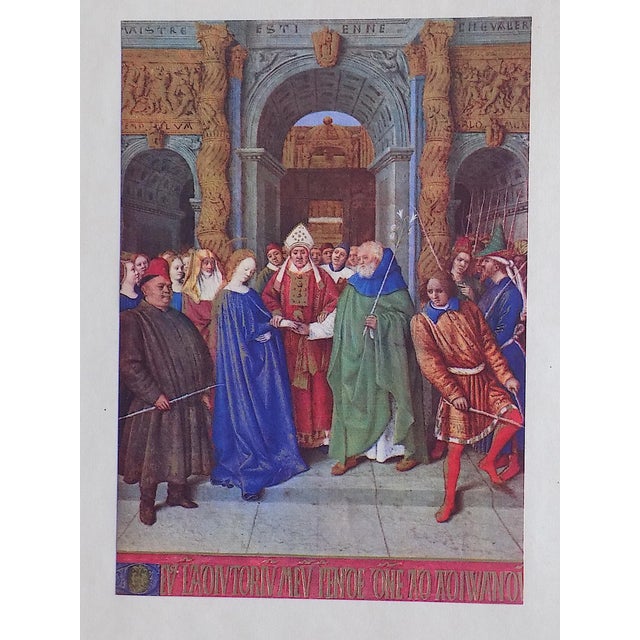 Mid 20th Century Vintage Mid 20th C. Ltd. Edition Verve Art Journal Book of Hours Lithographs - Set of 6 For Sale - Image 5 of 11