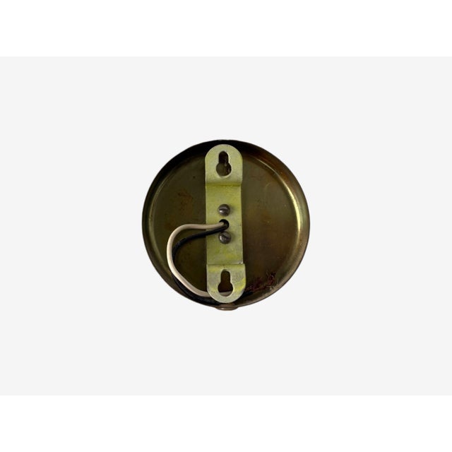 1950s Mid-Century Modern Fog & Mørup, Wall Lights, Brass, Glass - a Pair For Sale - Image 10 of 10