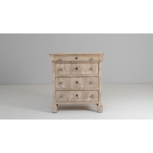 1880s French Gustavian Oak Chest of Drawers For Sale - Image 4 of 18