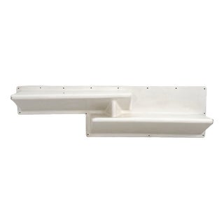 Fiberglass Wall Unit with Desk and Bench or Shelves from Club Med, 1970s For Sale