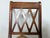 Late 20th Century Stakmore Lattice Back Styled Indoor Folding Chairs with Blue Upholstery - a Pair For Sale - Image 5 of 9