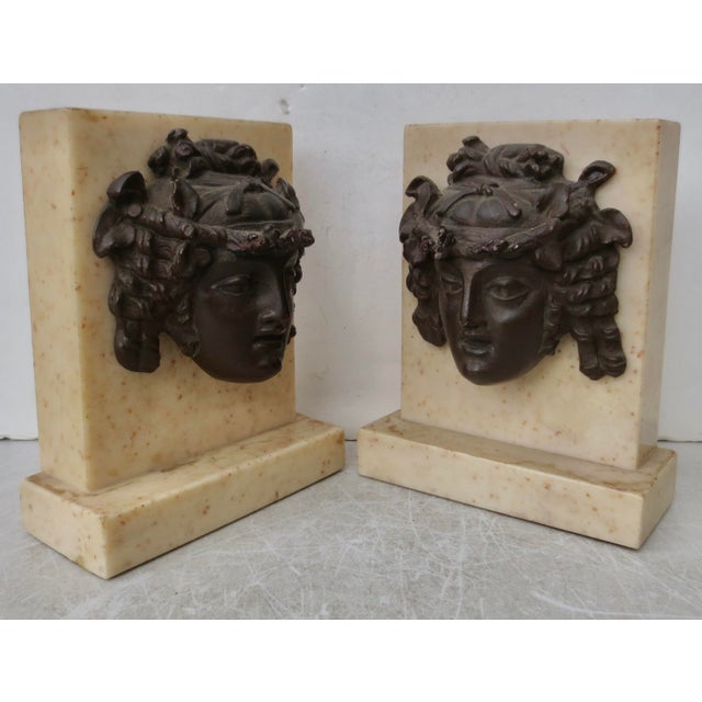 Roman Bronze British Museum Head of Bacchus Circa 1970s' - A Pair of 2 For Sale - Image 4 of 9