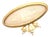 Late 20th Century Elizabeth Locke Mother of Pearl & Cultured Pearl Hammered Yellow Gold Brooch Pin For Sale