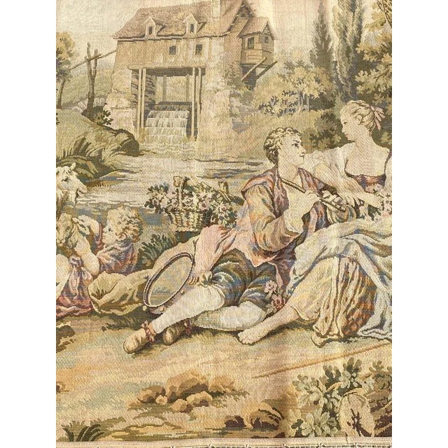 Vintage French Jaquar Tapestry For Sale - Image 10 of 15