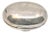 Smooth Silver Oval Shaped Soap Dish with Hinged Lid For Sale