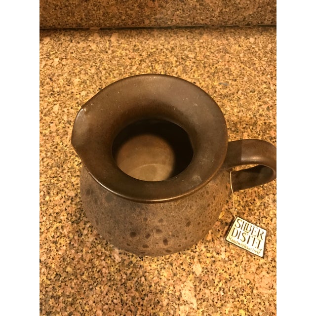 Mid-Century Modern Mid Century Modern German Ceramic Pottery Vase by Silberdistel For Sale - Image 3 of 9