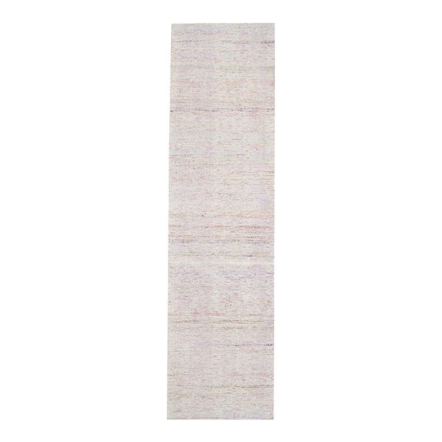 Turkish Vintage Decorative Rag Rug - 2`6 X 9'3 For Sale