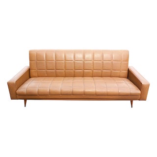Vintage Sofa in Leatherette, 1960s For Sale