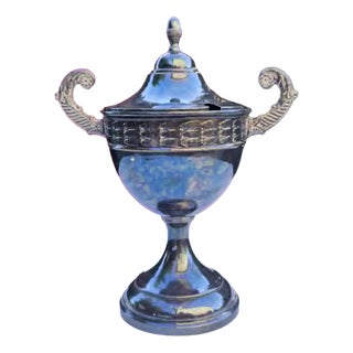 Plated Sugar Bowl for Jam, 1890s For Sale