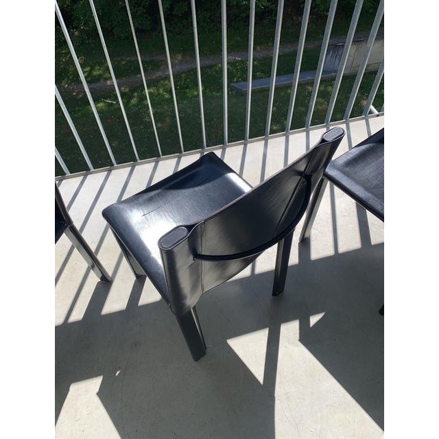 1990s Vintage Chairs by Carlo Bartoli for Matteo Grassi, 1990s, Set of 4 For Sale - Image 5 of 18