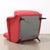 Red Vintage Italian Lounge Chair in Fabric and Wood, 1950s For Sale - Image 8 of 9
