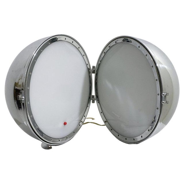 Silver Chrome Table Lamp, 1970s For Sale - Image 8 of 8