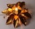 Gold Gold Bell Flower Wall Lamp attributed to Hans Kögl, 1970s For Sale - Image 8 of 12