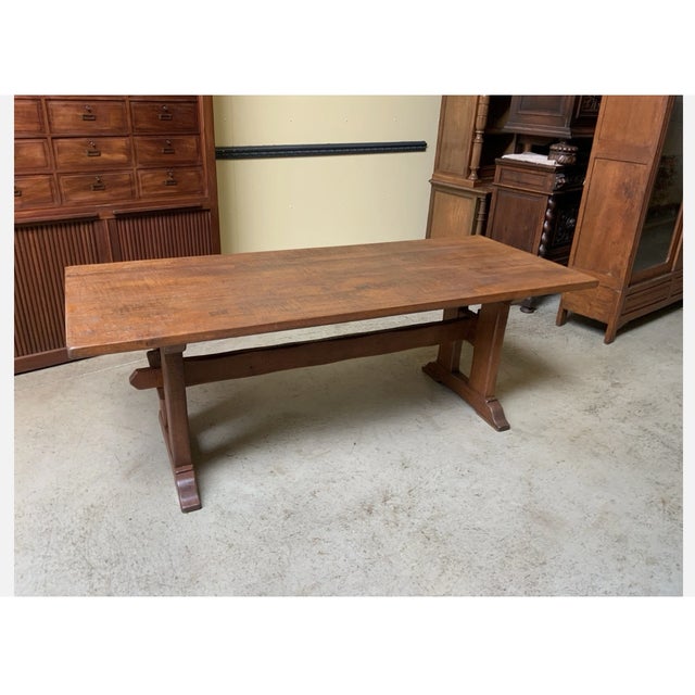 Brown Monastery Table, 1940 For Sale - Image 9 of 9