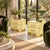 Gold Butter Yellow Murano Glass Bedside Tables on Brass Plinth from Justfurnituress SRL, Set of 2 For Sale - Image 8 of 9