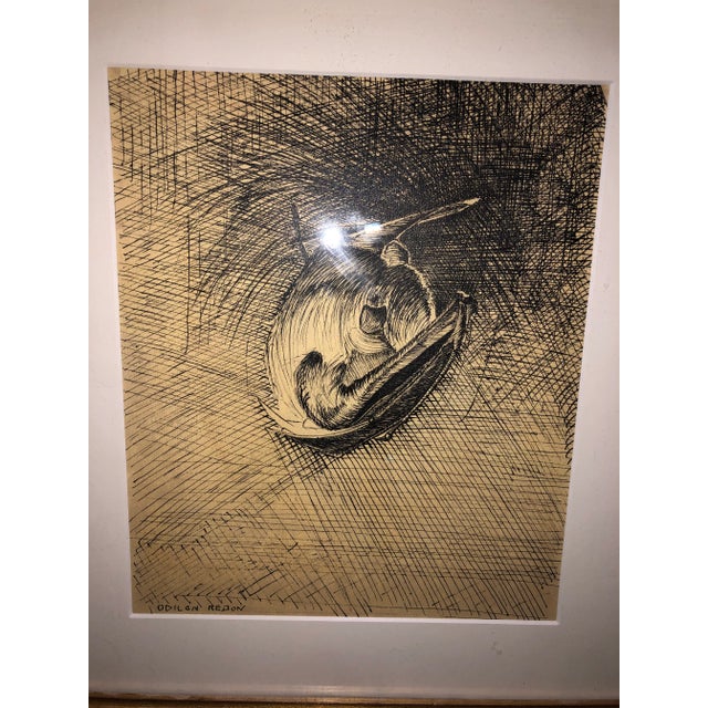 Odilon Redon: 1840-1916. Well listed very important French artist. He has auction results for drawings as high as 3.5...
