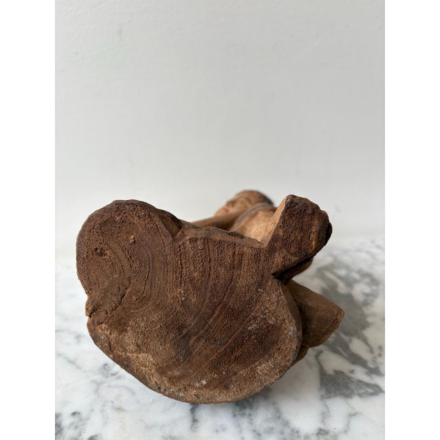 15th Century & Earlier Liao Dynasty Wooden Buddha Statue For Sale - Image 5 of 7