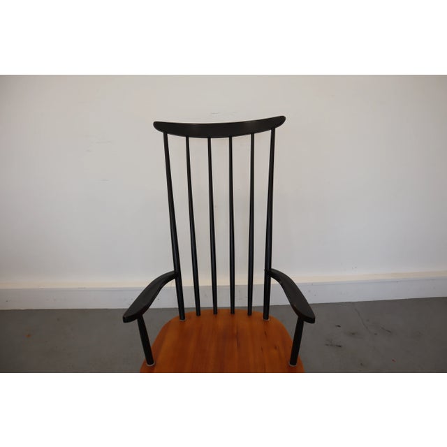Ilmari Tapiovaara Mid-Century Rocking Chair by Ilmari Tapiovaara, 1960s For Sale - Image 4 of 14