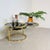 Hollywood Regency Vintage Hollywood Regency Swivel Cascade Coffee Table with Black Glass, Germany, 1970s For Sale - Image 3 of 12